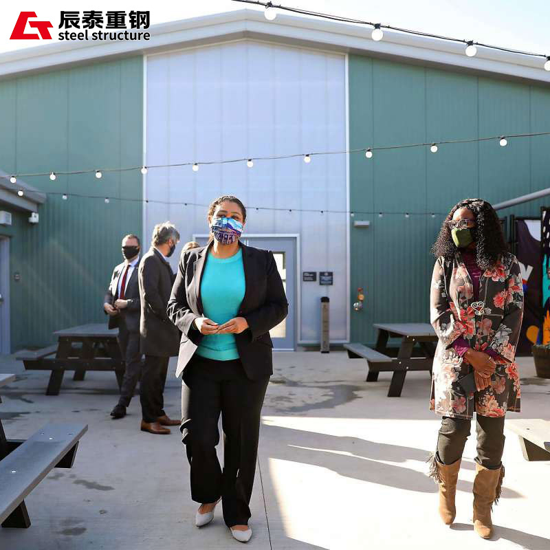 Fast Built Steel Structural Frame Civil Apartment Shelter Construction