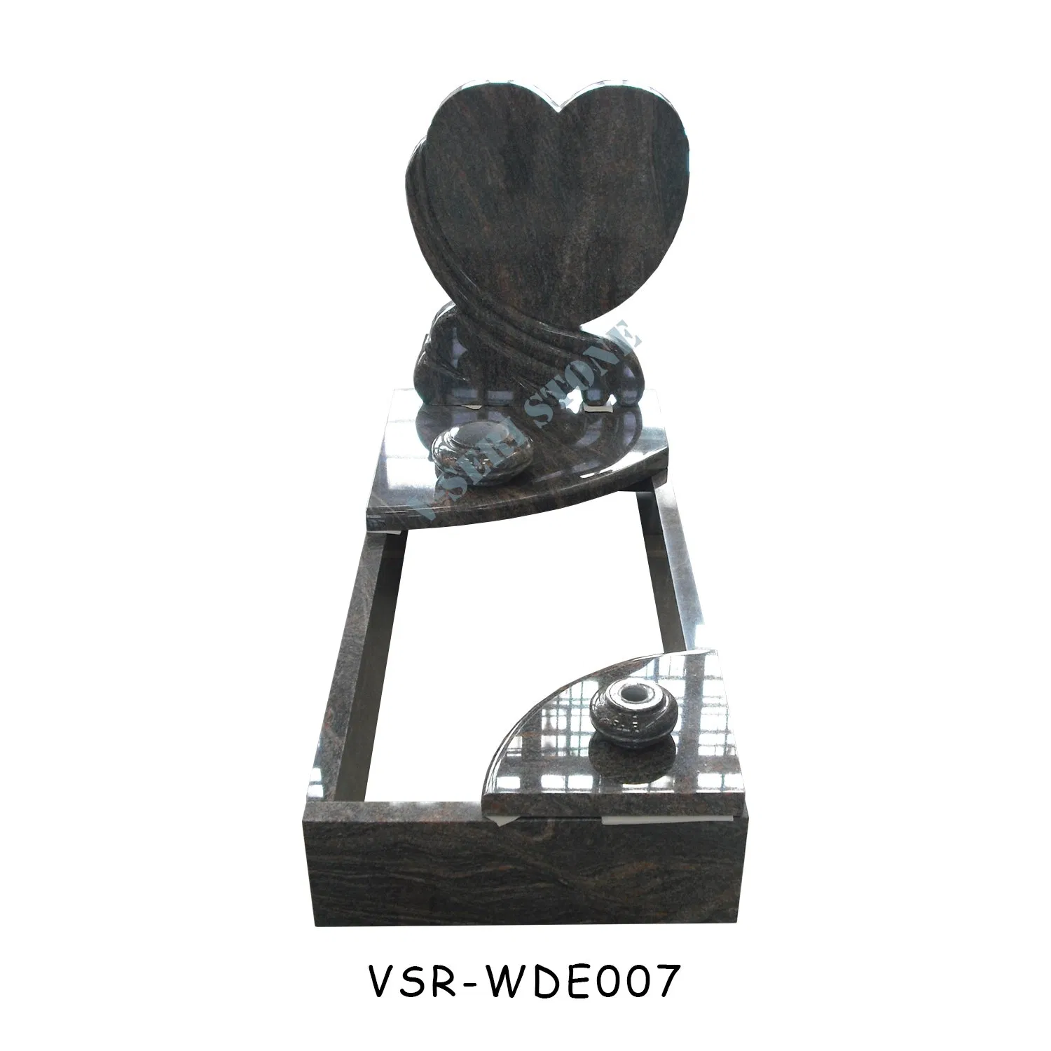 Popular Customized Angel Heart Tombstone Design Headstones Monuments