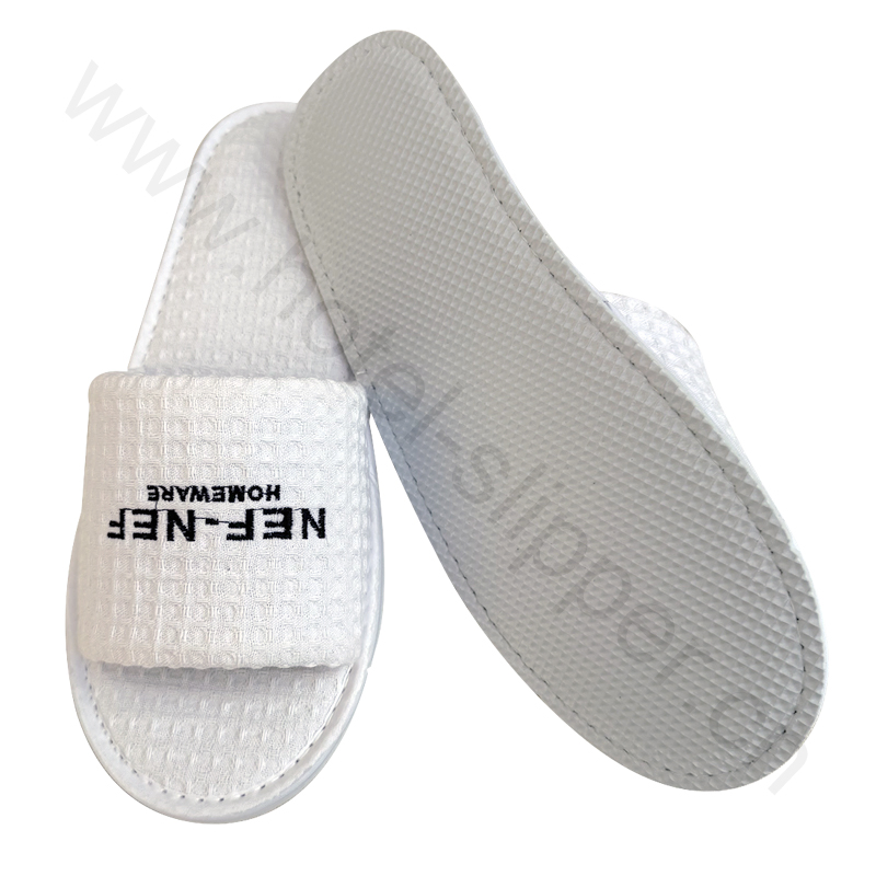 Premium Hotel Waffle Slippers for Cozy Relaxation Experience