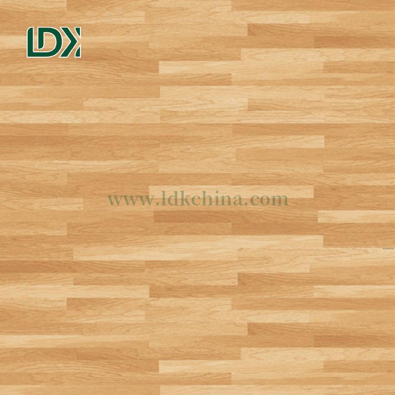 Shock-Absorbing Wooden Sports Floor for Gym and Basketball Hall