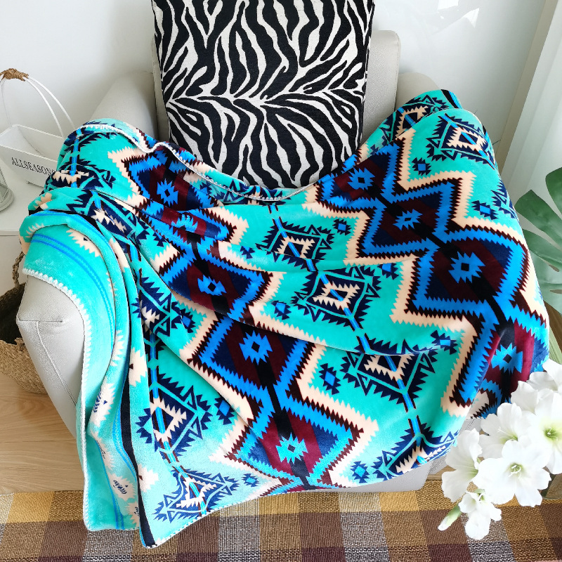 American Sofa Leisure Blanket Double Layer Warm Blanket Car Office Small Blanket