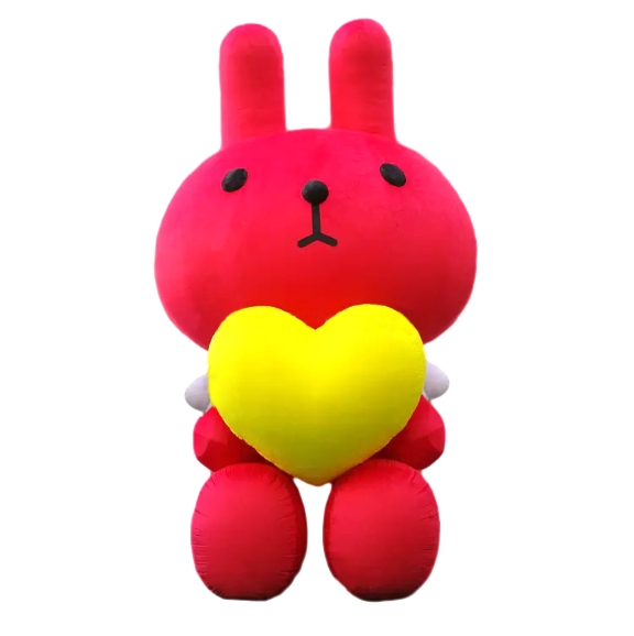 Inflatable Cartoon Rabbit Balloon Wedding Valentine Day Decoration