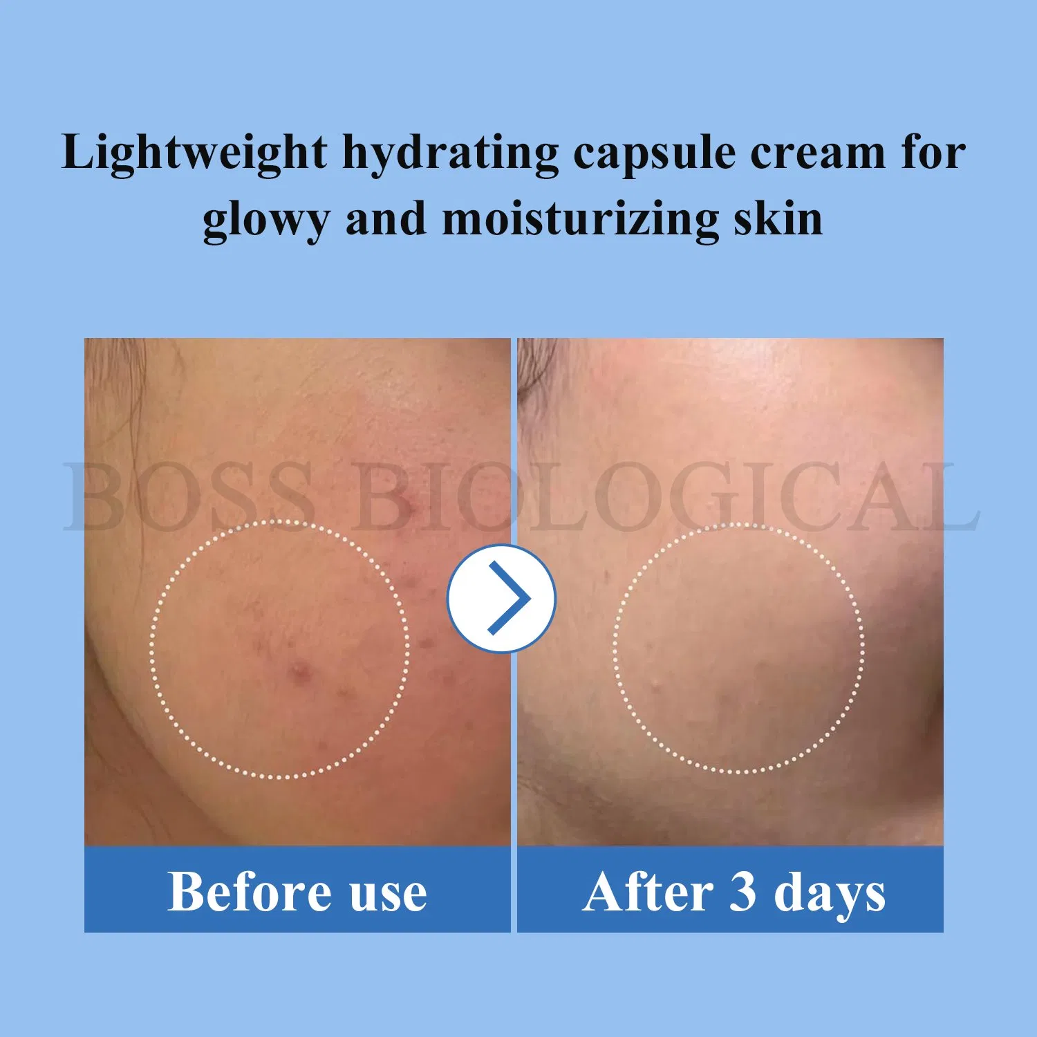 OEM Collagen and Peptide Moisturizing Anti-Aging Capsule Cream