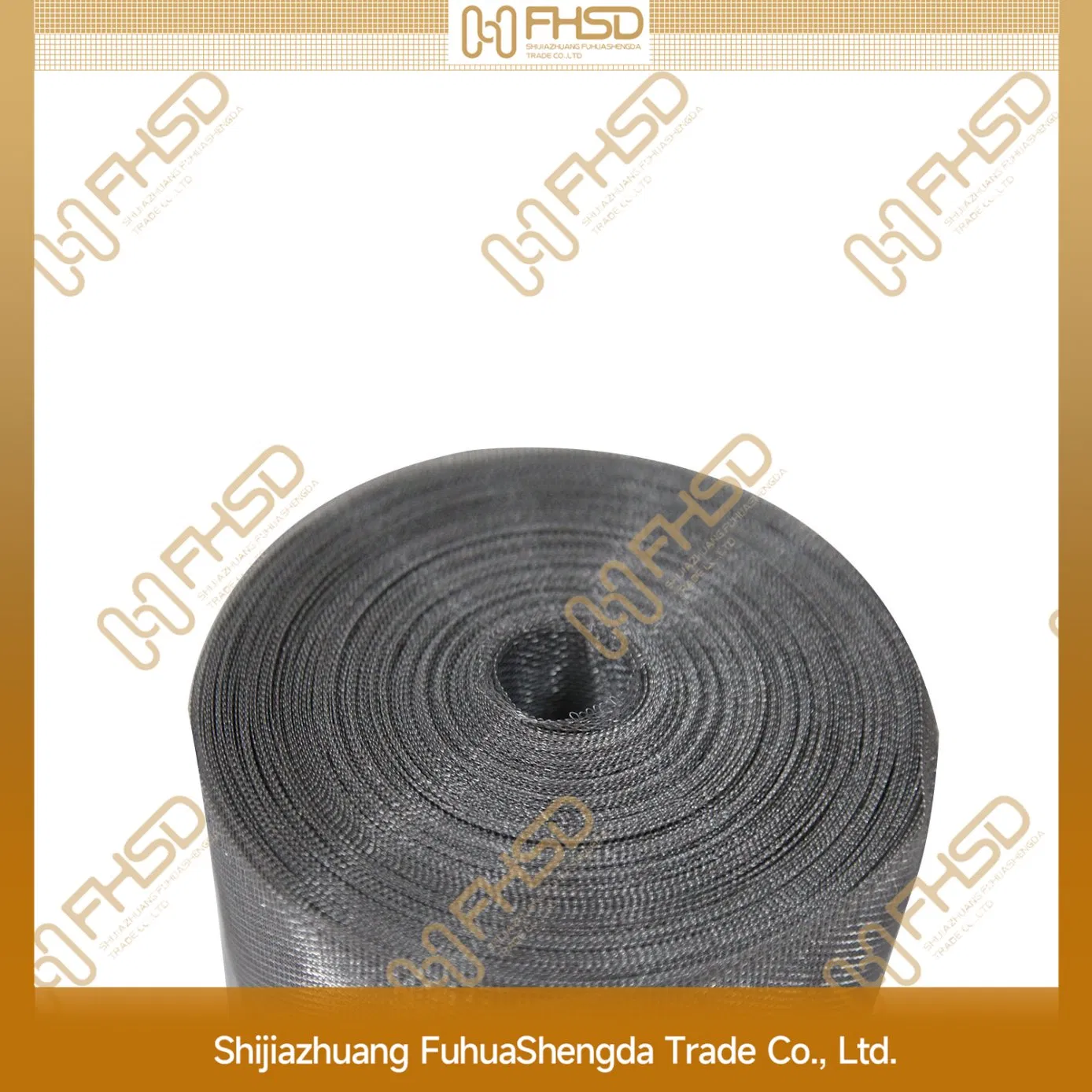 Stainless Steel Color /Silver Coated Aluminum Wire Mesh