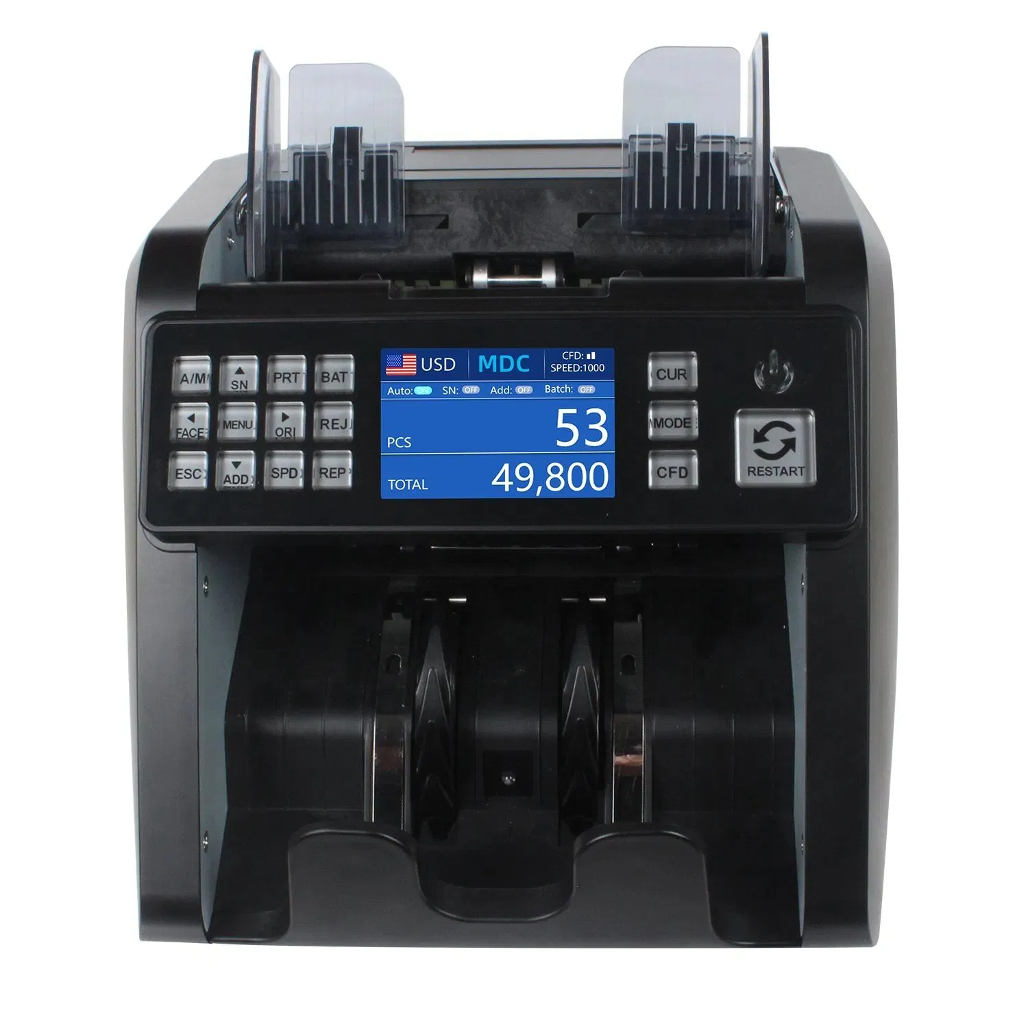 Accurate Value Counting Machine Bill Counter with Denomination Sorting Function for Bank Supermarket Restaurant Casino
