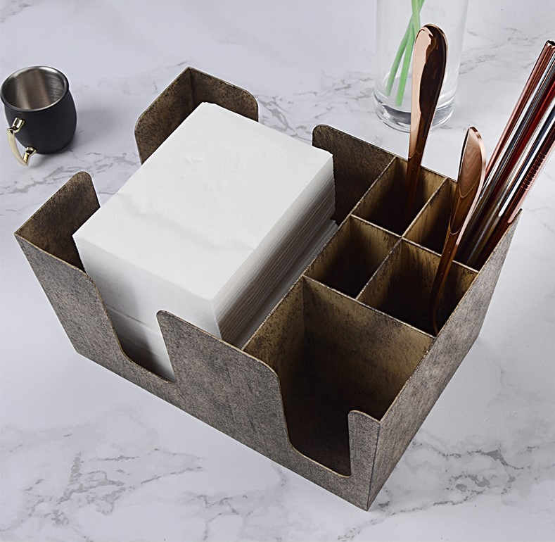 Rectangle Stainless Steel Straws Napkin Holder Tissue Box Metal Bar Caddy for Gautier Caravedo Grappa Marolo