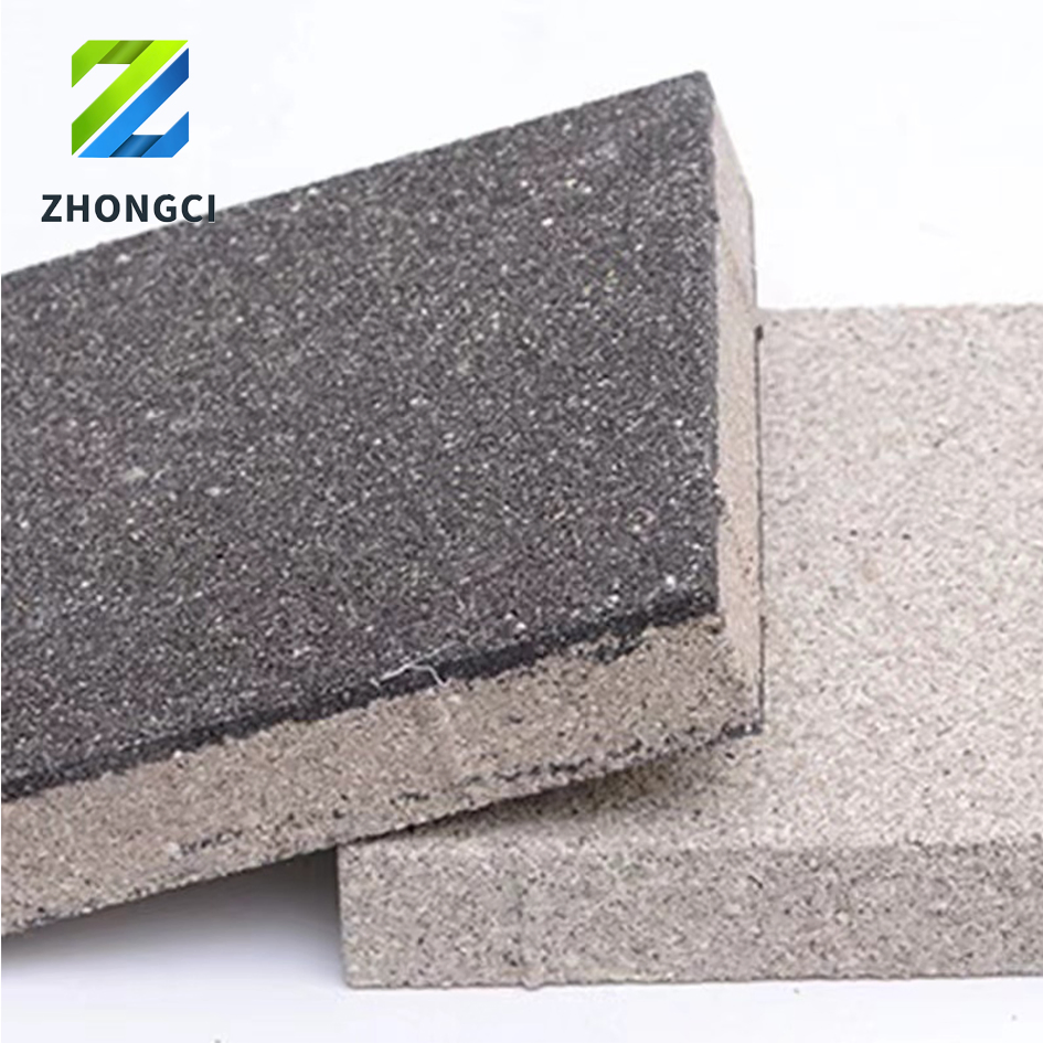55mm Thickness Pervious Paving Systems Water Permeable Ceramic Brick