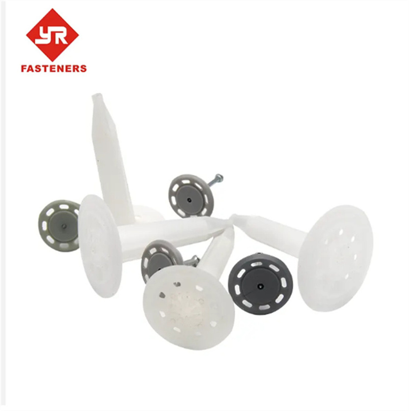 Plastic Insulation Anchor with Galvanized Steel Pin - Etics EPS/XPS Wall Fixing Dowel for Thermal Insulation Systems