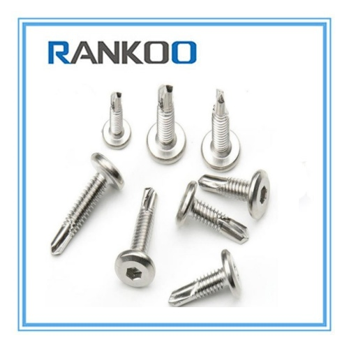 Ss 304 Ss 410 Pan Flat Head Metal Self Drill Screws