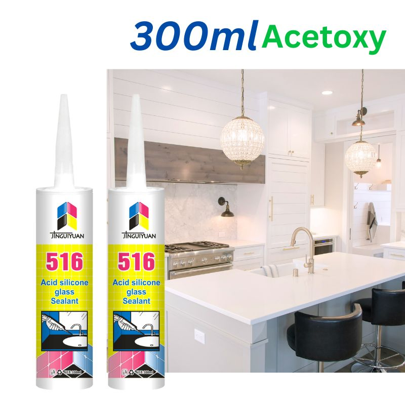 Universal Grade Acid Cure Silicone Sealant for Multi-Substrate Bonding
