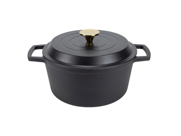 Эмалированная кастрюля с цветным дизайном