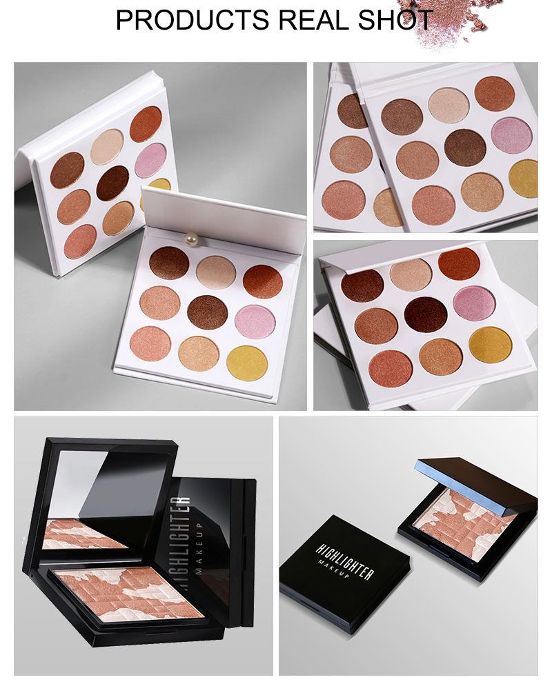 Luxurious Ice Cream Highlighter Set for Rich Skin Shades