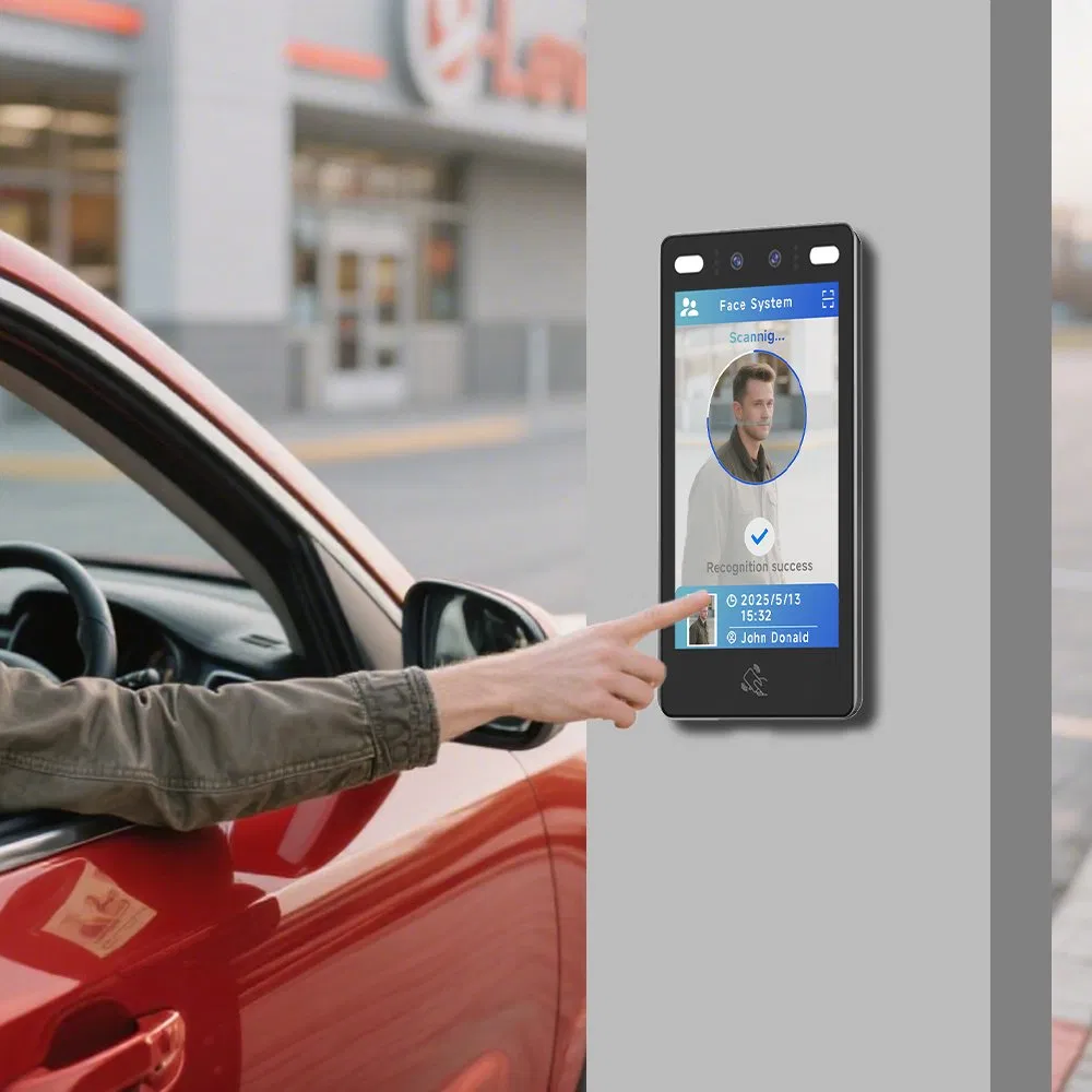 Suntek Wall Trunstile Mount Access Control 2MP Face Recognition System with Multiple Authentication Methods