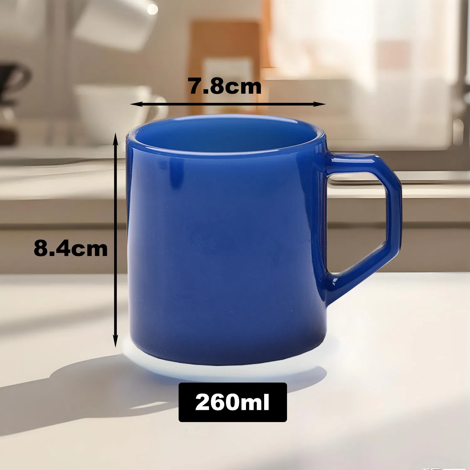 OEM ODM High Borosilicate Dishwasher Safe 230ml Eco-Friendly Jade Glass Mug with Handle for Russia Krusovice Licher J&B R. Jelinek
