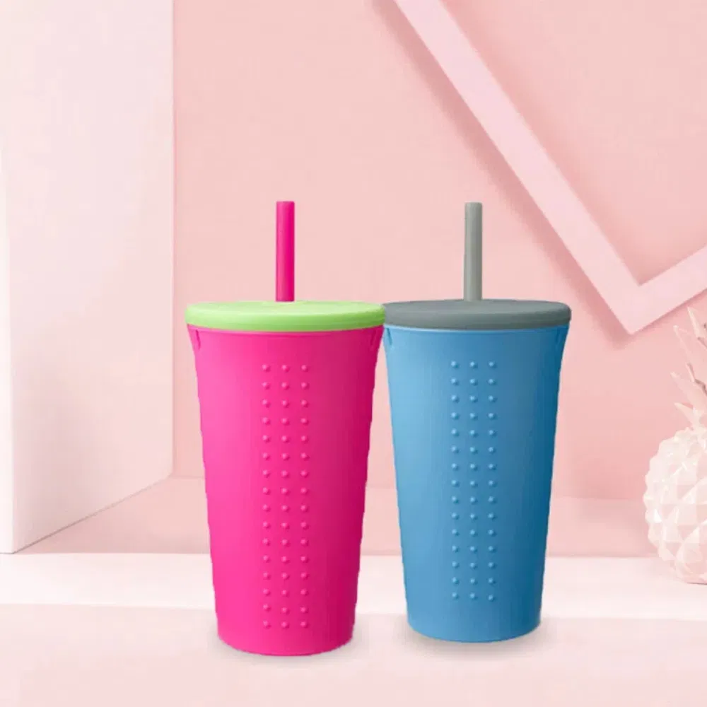 Пищевая силиконовая кружка 12oz, оптом