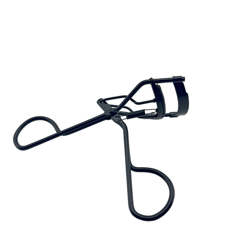 Damage-Free and Effortless Curling Silicone Tip Portable Carbon Steel Eyelash Curler