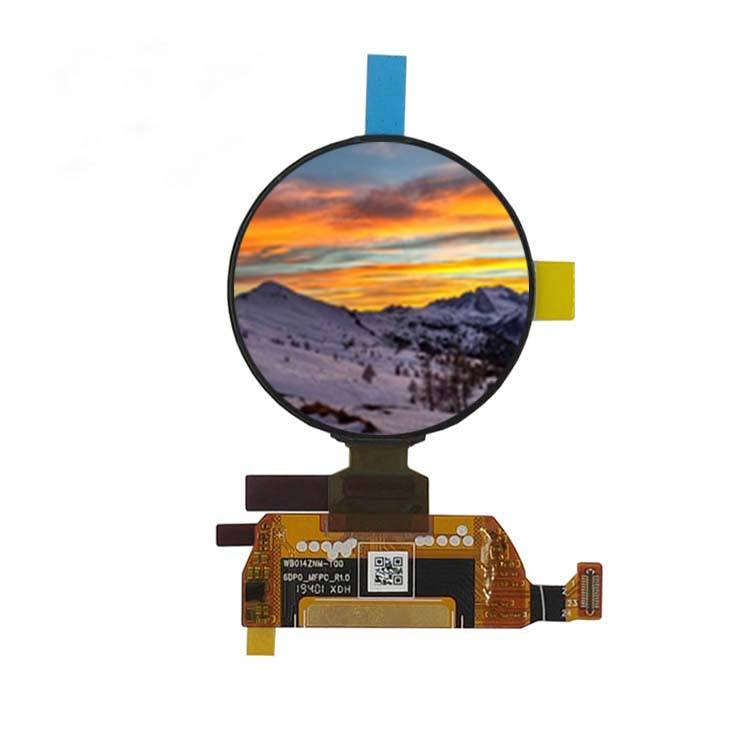 Круглый сенсорный AMOLED дисплей 1.39 дюйма, 454x454