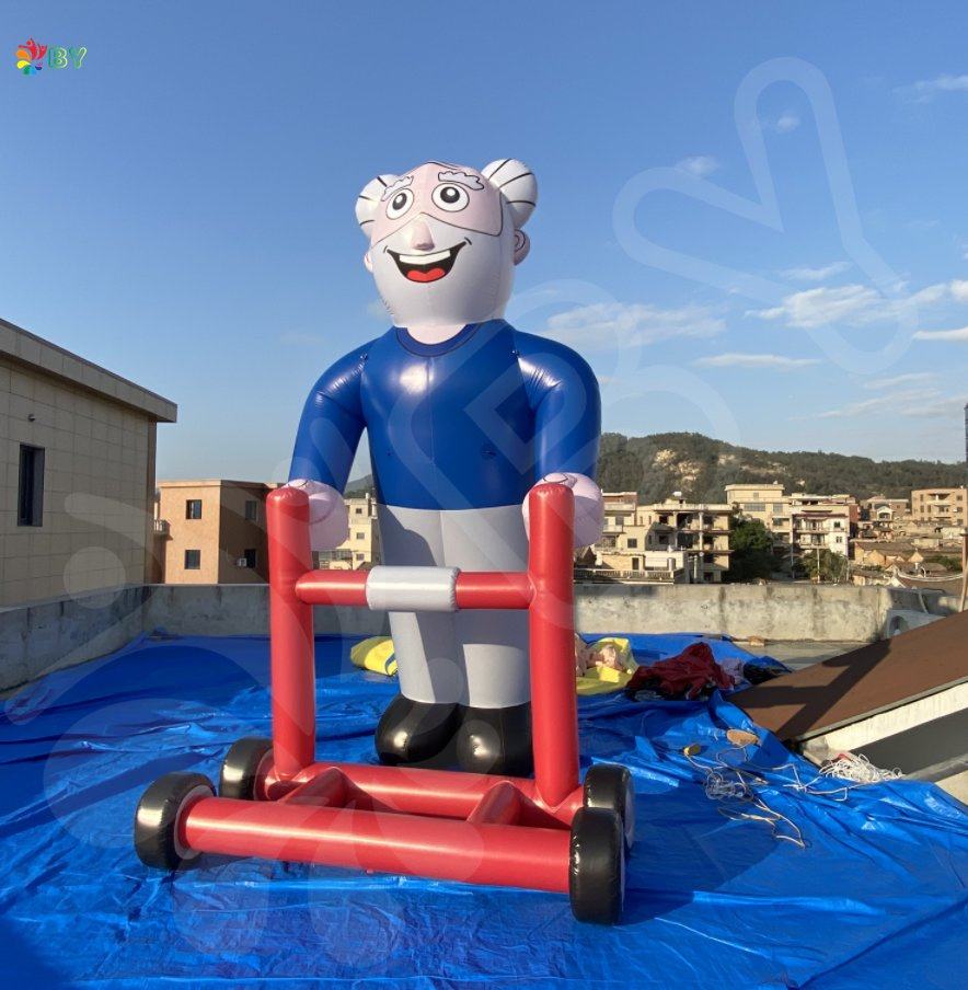 Party Rental Opblaasbaar balloon Birthday Decoration Inflatable Abraham Balloon