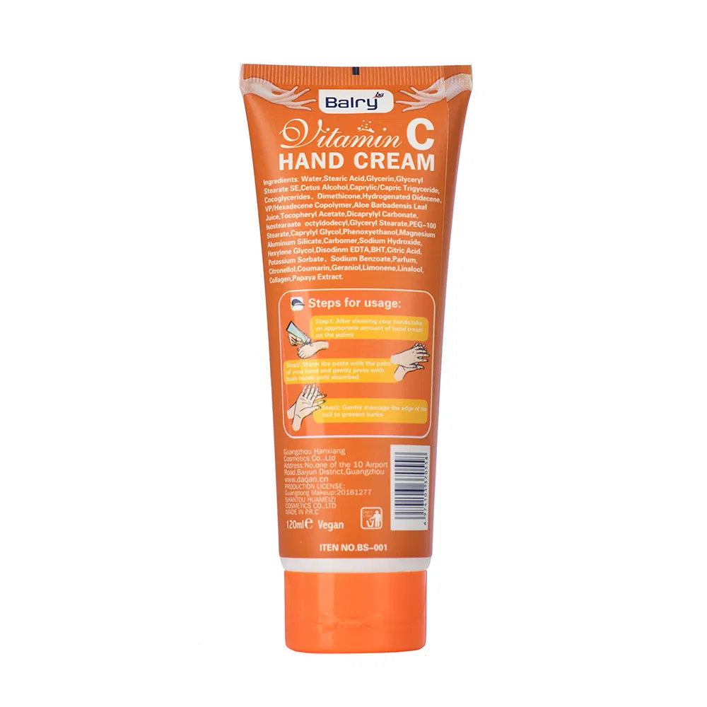 Best Selling Customizable Available Wholesale Moisturizing Anti-Aging Natural Care Vitamin C Hand Cream
