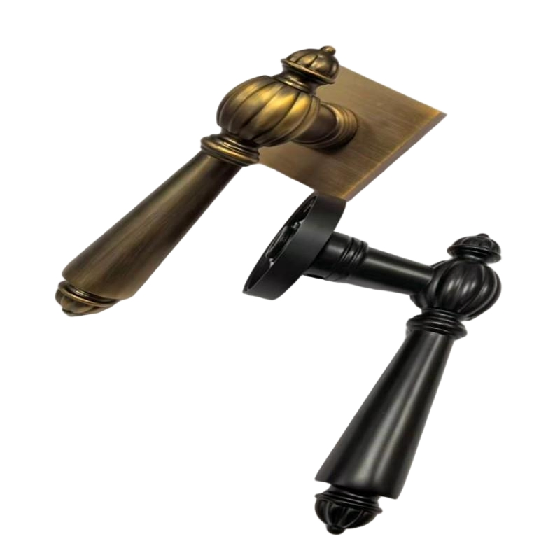 New Model Fire Rate Furniture Round Aluminum Alloy Door Handles