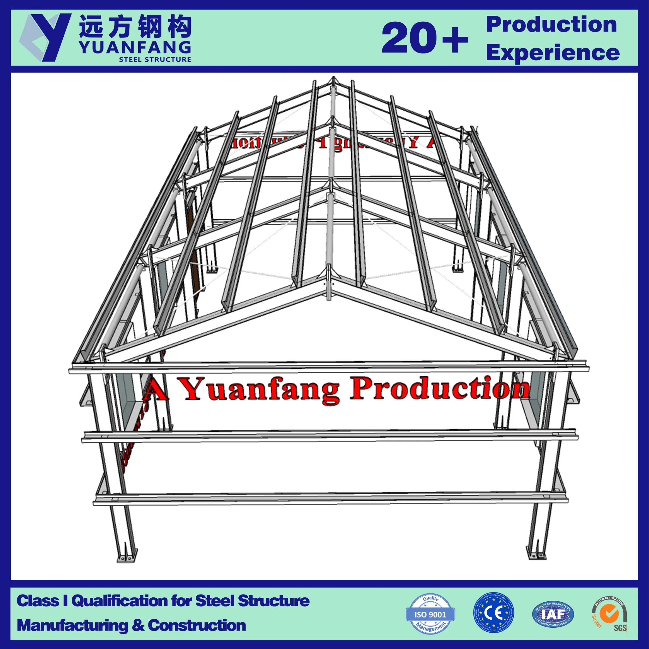 Prefabricated Metal Light Steel Structure Construction of Multi-Functional Tiny Warehouse