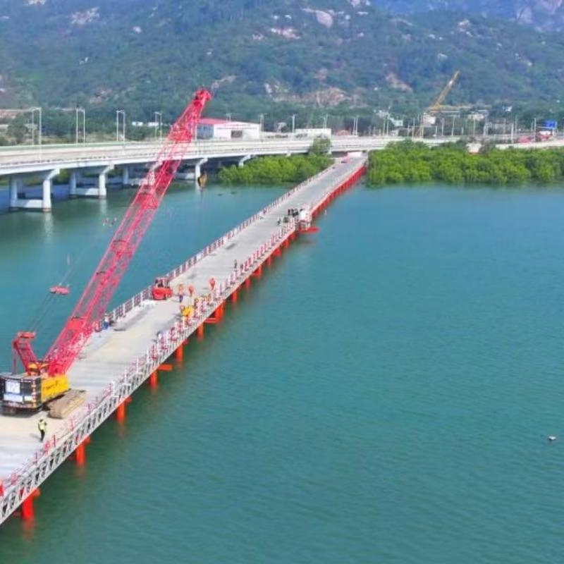 Modern Design Temporary Pedestrian Steel Structure Bailey Bridge for Construction