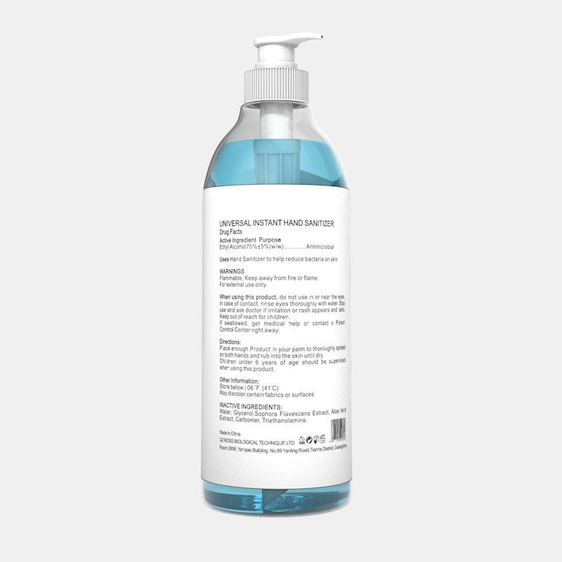 1000ml 75% Alcohol Instant Hand Sanitizer Gel Manufacturer in Stock Private label