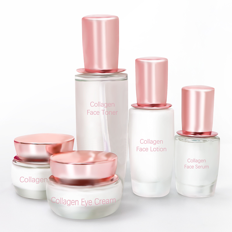 Organic Skincare Set Collagen Moisturizing Brightening Smoothing Wholesale Custom Logo Skincare Set