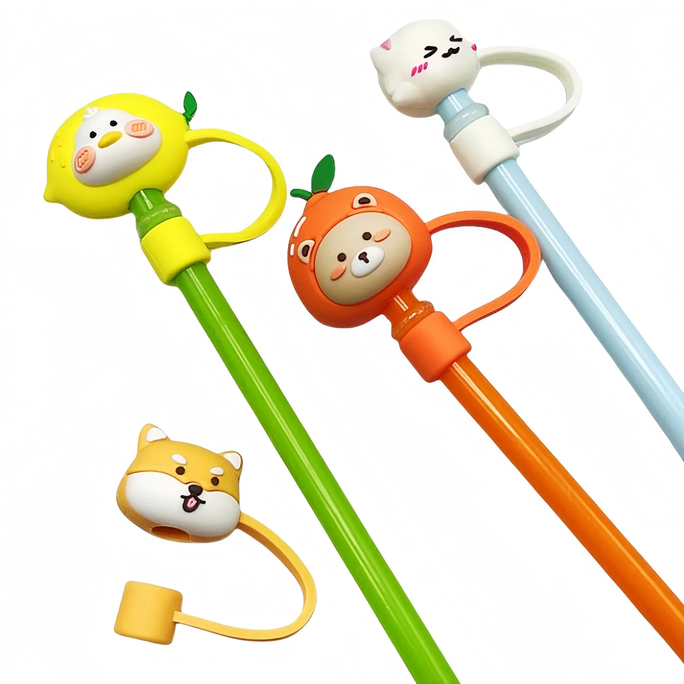 Custom Versatile Straw Plug Lovely Cat Claw Straw Stopper Decor for Various Cups