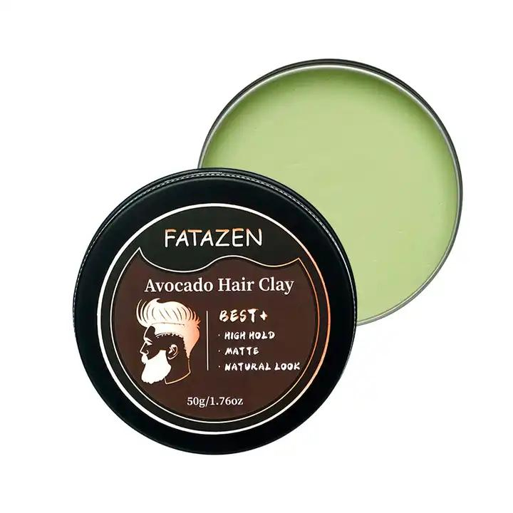 Natural Long Lasting Avocado Bee Wax Matte Shine Men Hair Styling Cream