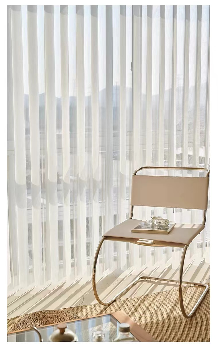Sun Shading 180 Degree Fabric Allusion Blinds Vertical Sheer Blinds Curtain