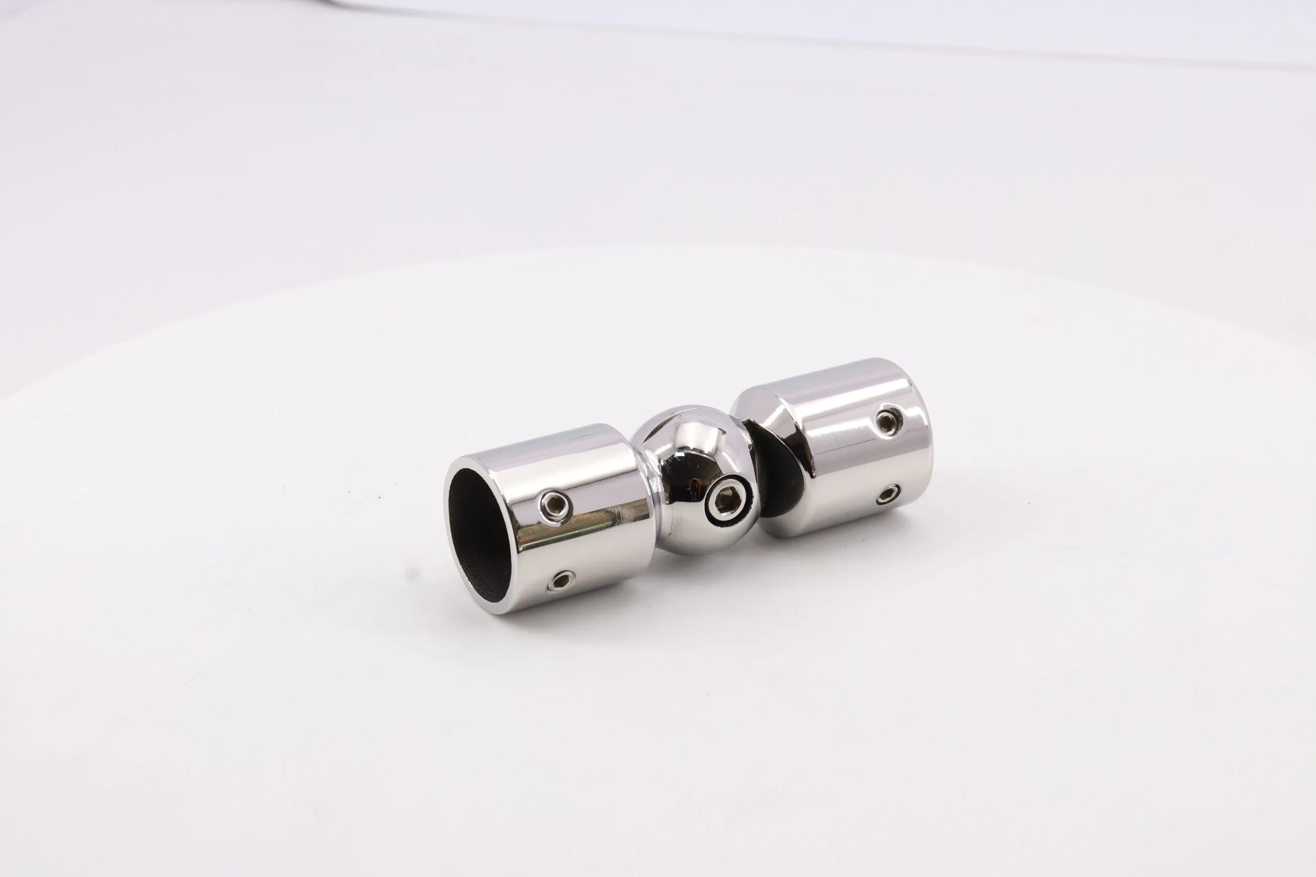 Premium Round Steel Tube Connectors for Elegant Shower Rooms