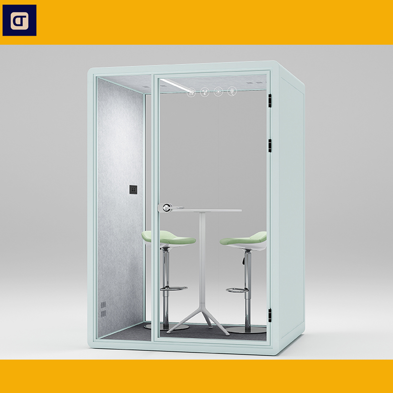 New Design Office Furniture Phone Booth Soundproof Acoustic Aluminum Frame Different Color Working Pod