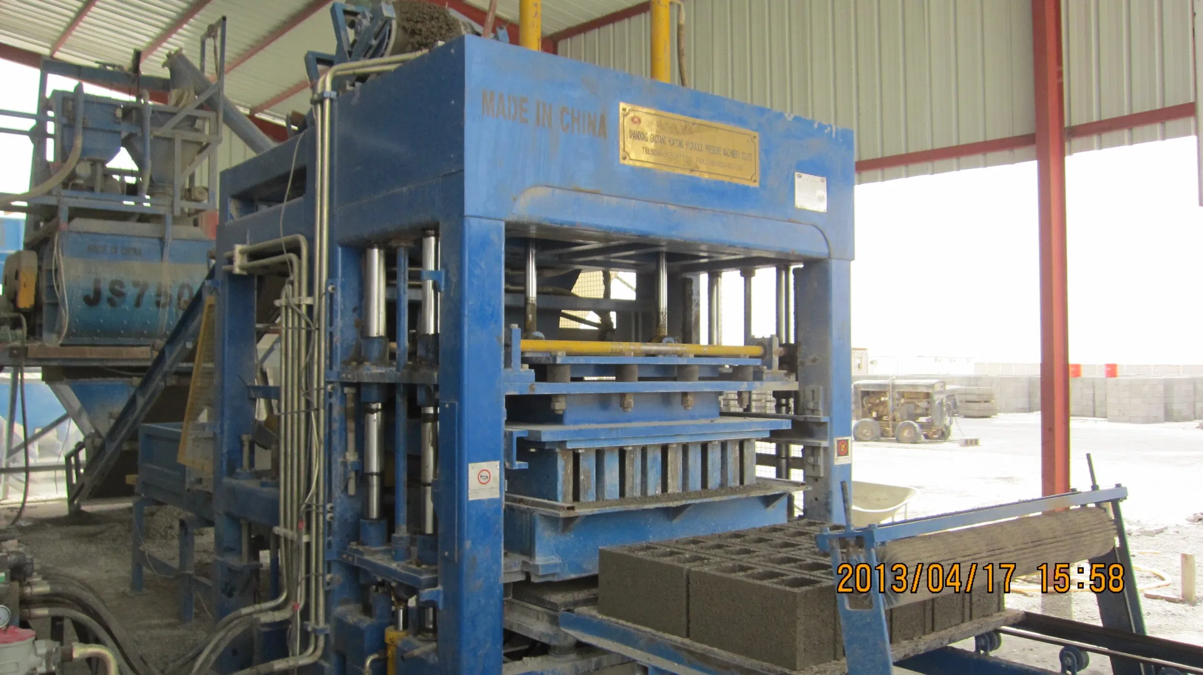 Smoothly and Durable with High Production Concrete Block Making Machine