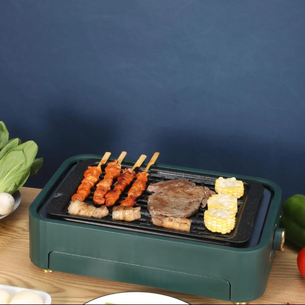 Home Use BBQ Small Mini Highly Efficient Multi Functional Indoor Table Smokeless Grills Electric Grill
