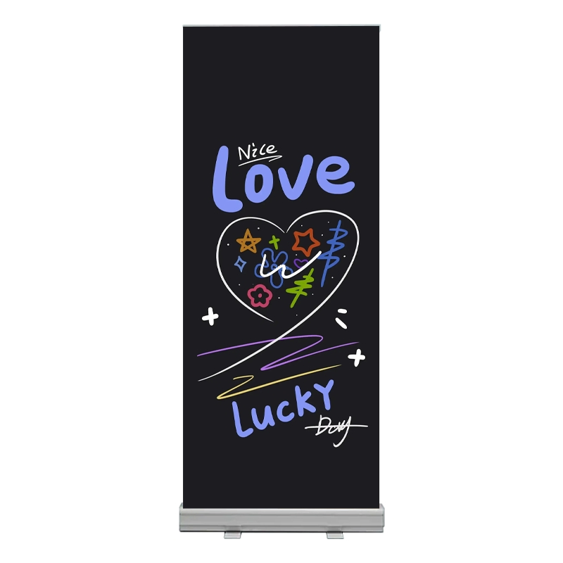 Roll up Banner 85X200 Horizontal Banner Stands Retractable Custom Banner Flag