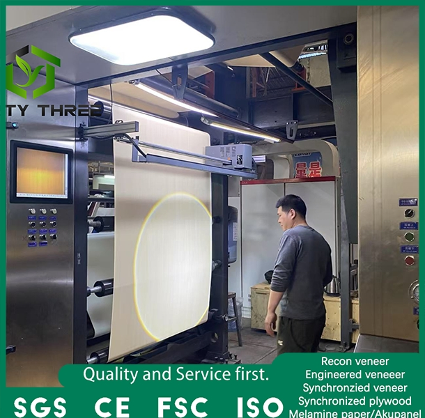 Synchronized Wood Grain Prelaminated Impregnated Melamine Paper for MDF / HDF/ Plywood