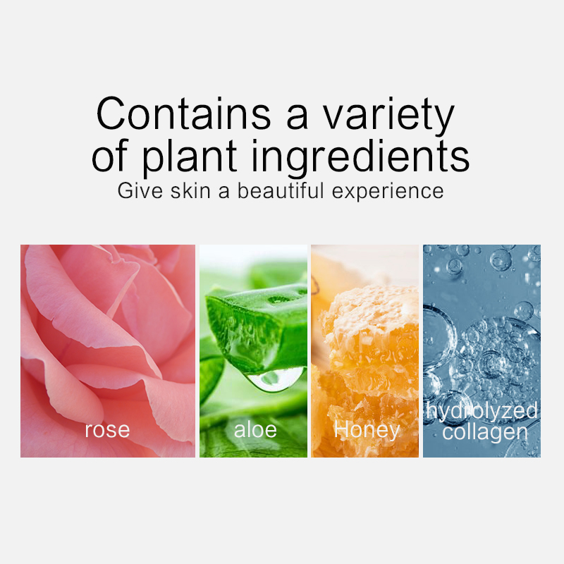 Natural Organic Skin Care Rose Face Wash Facial Cleansing Foaming Mousse Private Label Vegan Facial Wash