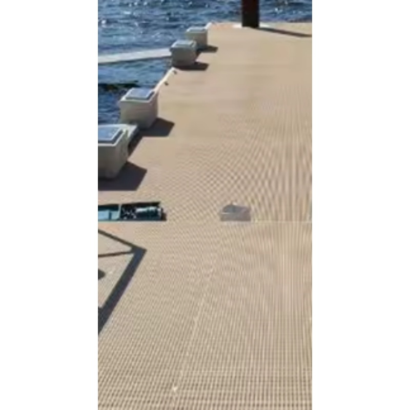 Heavy Duty FRP/GRP Grating Molded Fiberglass Grid with Cutting Processing Service