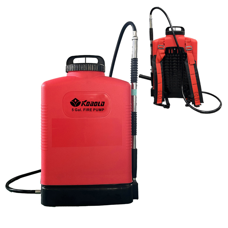 Backpack Firefighting Sprayer with Mist Gun Knapsack Fire Bucket for Wildland Forest