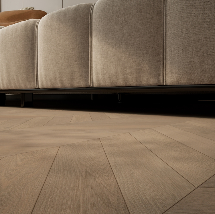 Antique Oak Engineered Hardwood Flooring Solid Wood Thin Wide Plank Indoor Application Smooth Brushed Technics Wood Parquet