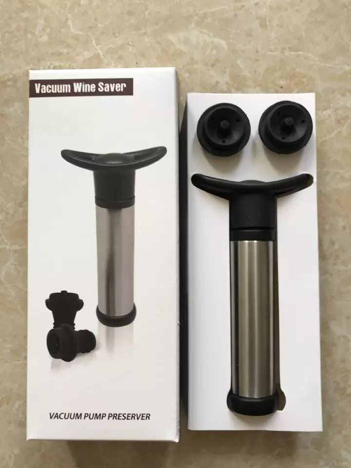 New Arrival Reusable Bottle Sealer, Vacuum Wine Saver Pump with Stopper to Keep Wine Fresh