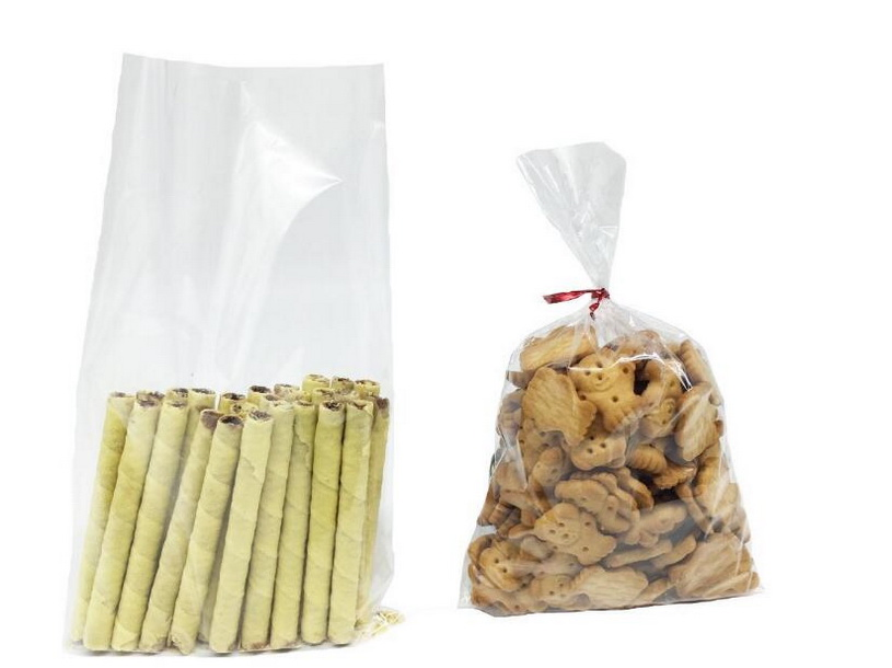 Large Food Fruit Vegetable Packaging Poly Trolley Plastic Bag Custom Print Wholesale