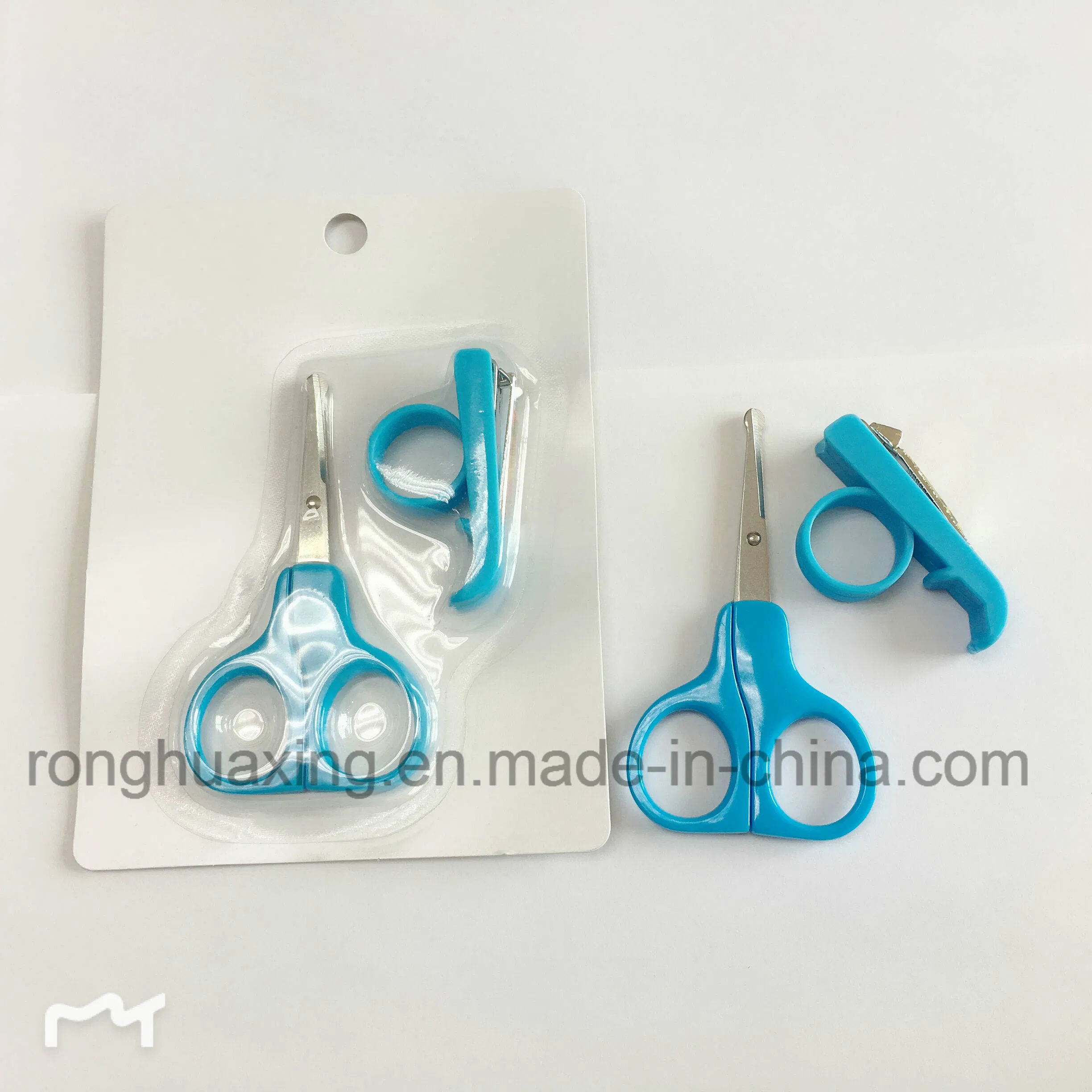 2PCS Baby Manicure Nail Clippers Set with Blister Card Pack
