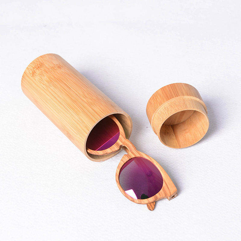 Hard Sunglasses Eyewear Eye Glasses Case Personalise Natural Materials Bamboo Cases for Sunglasses Eyewear Eye Glasses