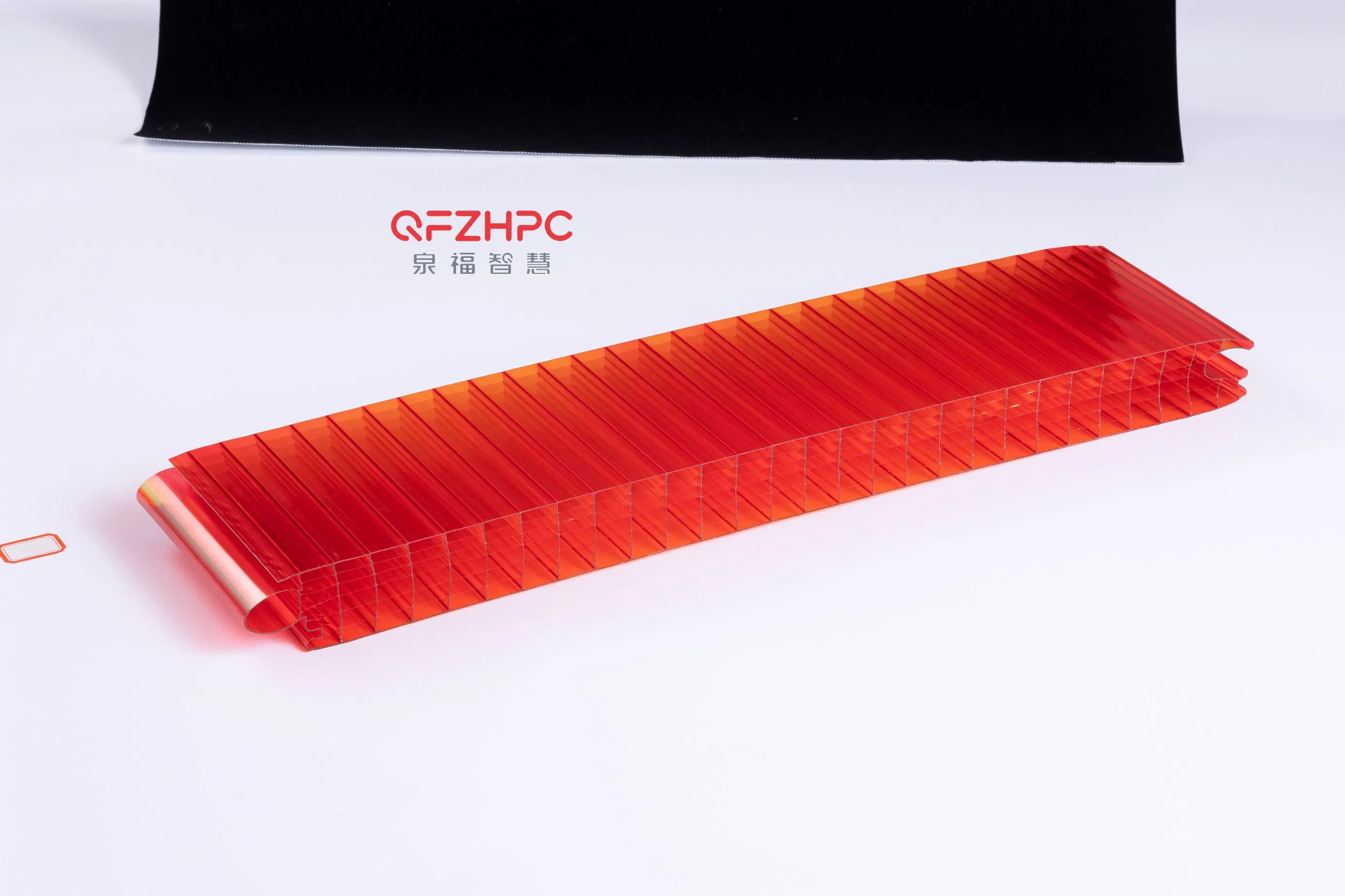 Building Material Red Diffusion Plug-in Polycarboante Hollow Sheet Curtain Wall Sheet