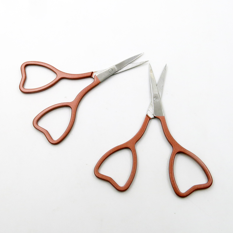Stainless Steel Eyebrow Hair Cutter Beauty Tool for Facial Trimming Tweezers Makeup Scissor Tools Multi-Purpose