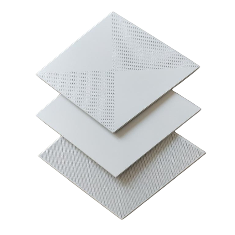Modern Brushed Aluminum Ceiling Tiles for Luxury Apartment Interiors