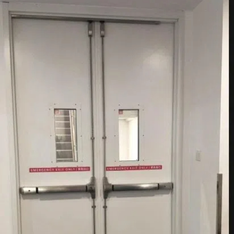 UL Listed Panic Exit Device Fireproof Double Open Metal Fire Door