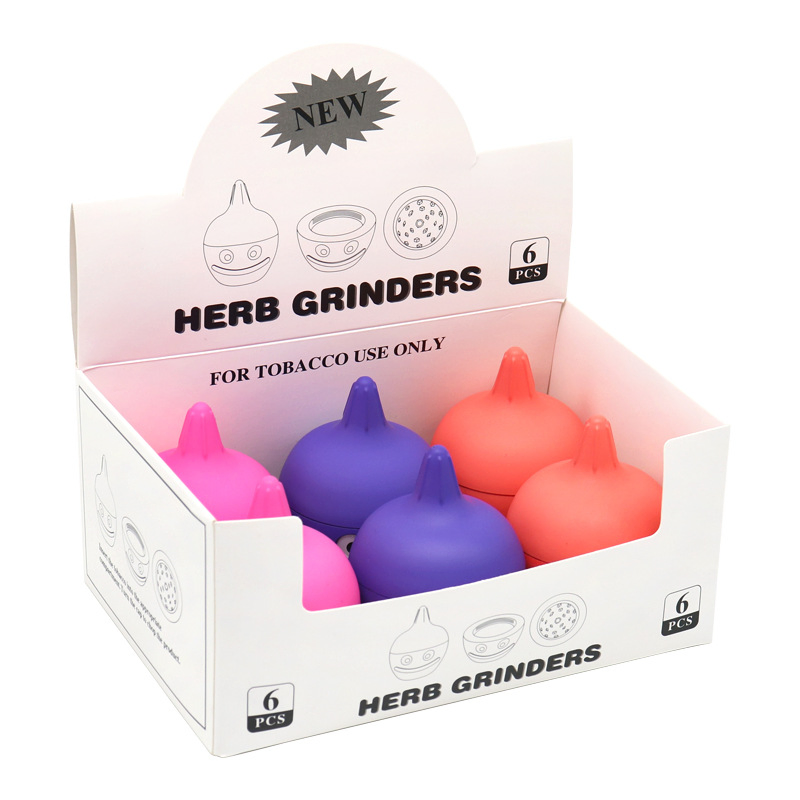 New Zinc Alloy + Plastic Slime Smoking Grinder and Smoking Shredder Tobacco-Making Device